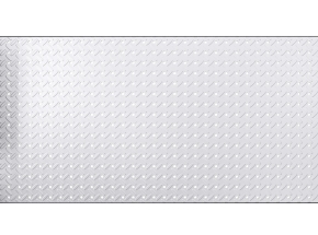 HEAVYWEIGHT™ 0204 Galvanized 16" x 32" Diamond Plate Steel Pegboard