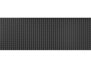 HEAVYWEIGHT™ 0204 Black 16" x 48" Diamond Plate Steel Pegboard