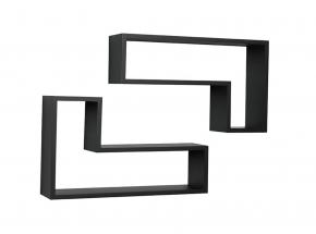 245-BK L-Shaped Shelf Kit, Black Finish