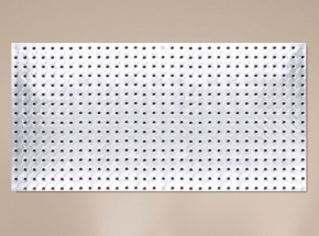 HEAVYWEIGHT 0204 16" x 32" Diamond Plate Steel Pegboard