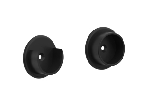 Closet-Pro RP-0037 Plastic Pole Sockets, Black