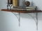 200OP-SN Oak Park Decorative Shelf Bracket, Satin Nickel Finish