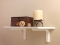 216 Series Simplicity Shelf Bracket, White Finish